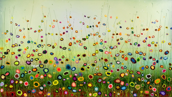 MURAVYEVA Yulia - Green field flowers